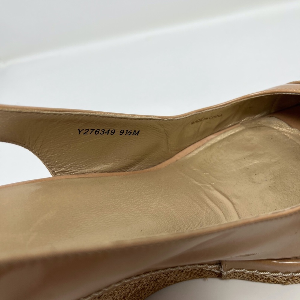 Stuart Weitzman Sling Back Open Toe Wedge Heels N… - image 6